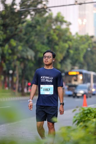 Race photo from KEMLU RUN 2025