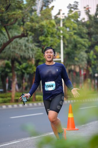 Race photo from KEMLU RUN 2025