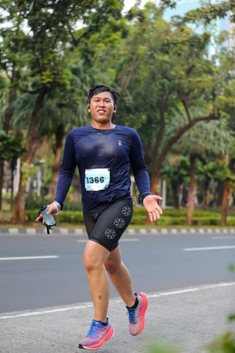 Race photo from KEMLU RUN 2025