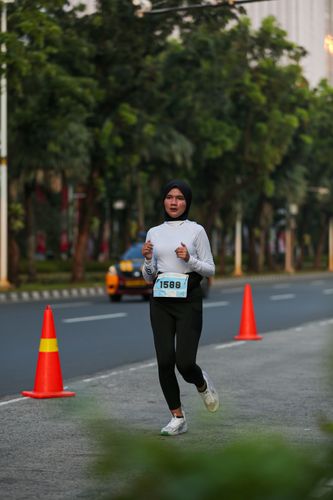 Race photo from KEMLU RUN 2025