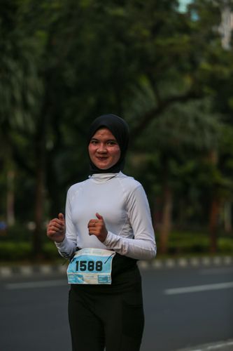 Race photo from KEMLU RUN 2025