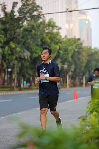 Race photo from KEMLU RUN 2025