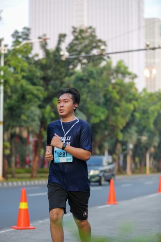 Race photo from KEMLU RUN 2025