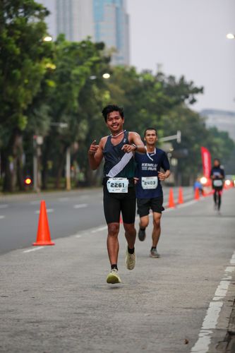 Race photo from KEMLU RUN 2025