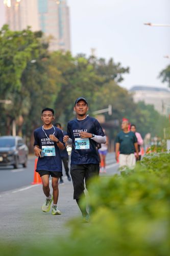 Race photo from KEMLU RUN 2025