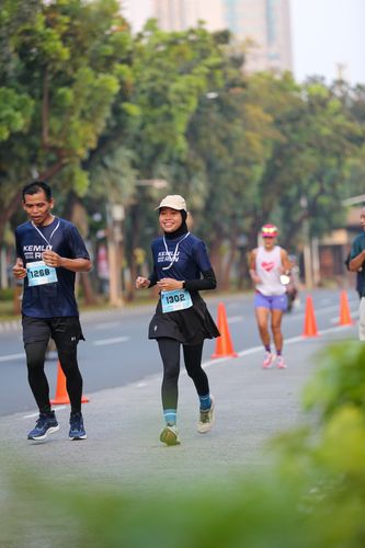 Race photo from KEMLU RUN 2025
