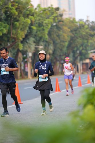 Race photo from KEMLU RUN 2025