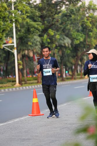 Race photo from KEMLU RUN 2025