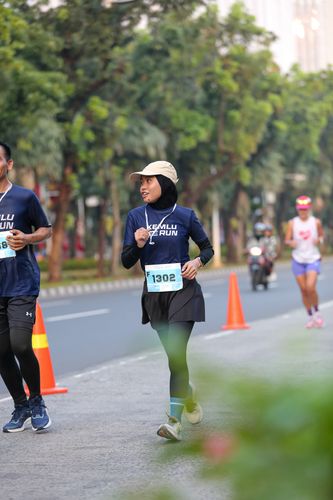 Race photo from KEMLU RUN 2025