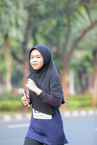 Race photo from KEMLU RUN 2025