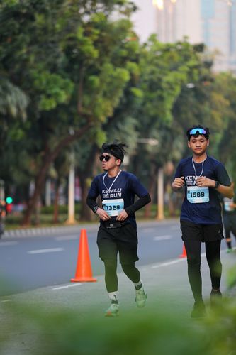Race photo from KEMLU RUN 2025