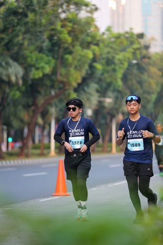 Race photo from KEMLU RUN 2025