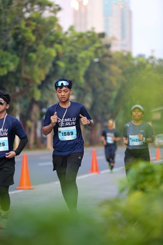 Race photo from KEMLU RUN 2025