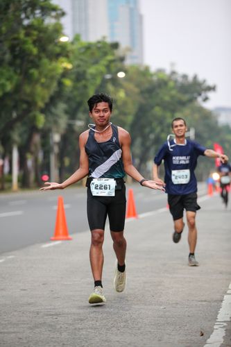 Race photo from KEMLU RUN 2025