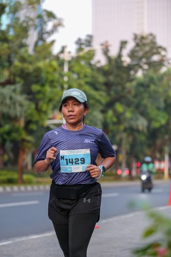 Race photo from KEMLU RUN 2025