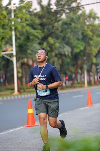 Race photo from KEMLU RUN 2025