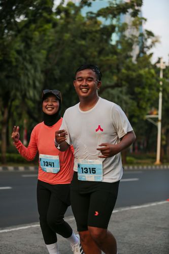 Race photo from KEMLU RUN 2025