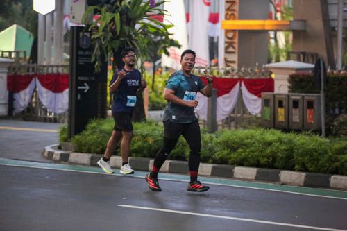Race photo from KEMLU RUN 2025