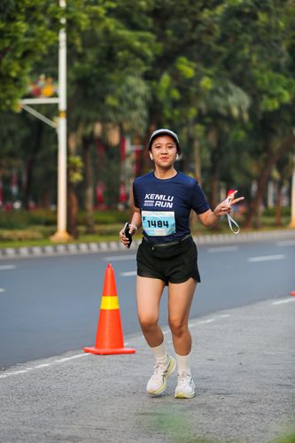 Race photo from KEMLU RUN 2025