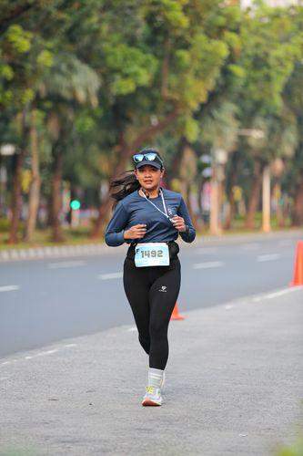 Race photo from KEMLU RUN 2025