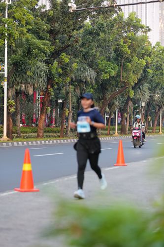 Race photo from KEMLU RUN 2025