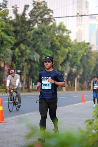 Race photo from KEMLU RUN 2025