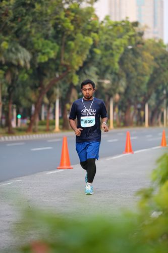 Race photo from KEMLU RUN 2025
