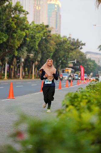 Race photo from KEMLU RUN 2025