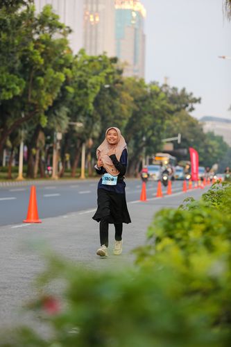 Race photo from KEMLU RUN 2025