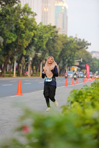 Race photo from KEMLU RUN 2025