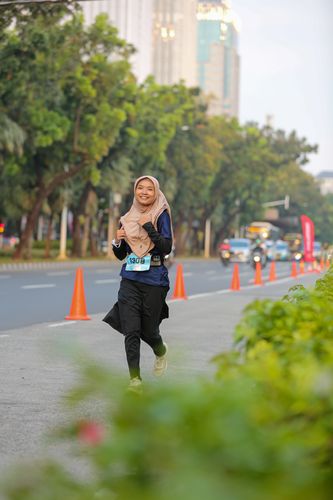 Race photo from KEMLU RUN 2025