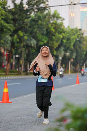 Race photo from KEMLU RUN 2025