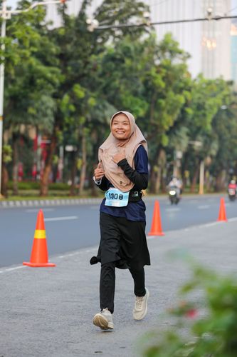 Race photo from KEMLU RUN 2025