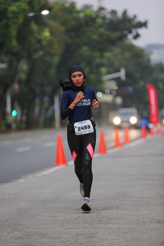 Race photo from KEMLU RUN 2025