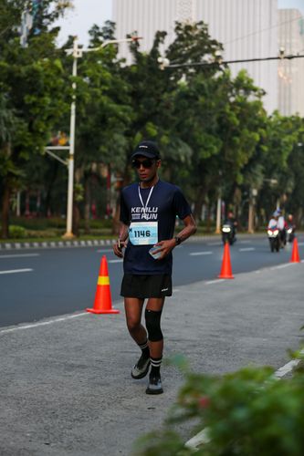 Race photo from KEMLU RUN 2025