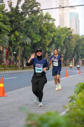 Race photo from KEMLU RUN 2025