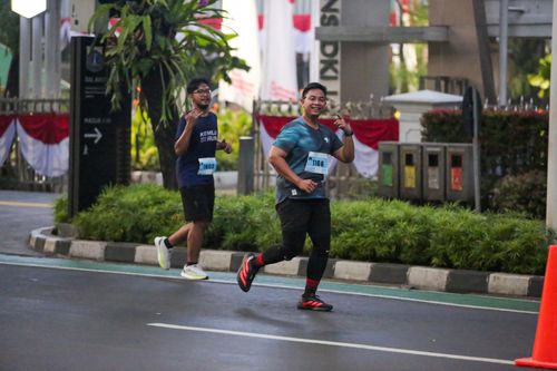 Race photo from KEMLU RUN 2025