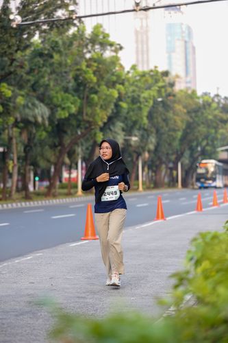 Race photo from KEMLU RUN 2025