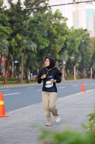 Race photo from KEMLU RUN 2025