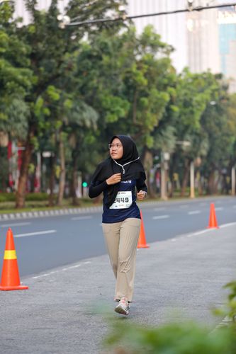 Race photo from KEMLU RUN 2025
