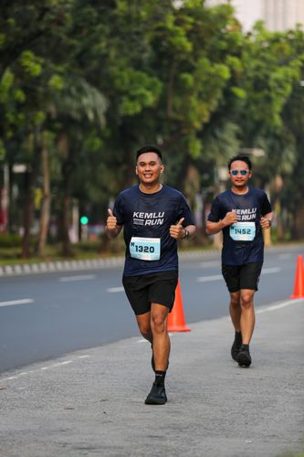 Race photo from KEMLU RUN 2025