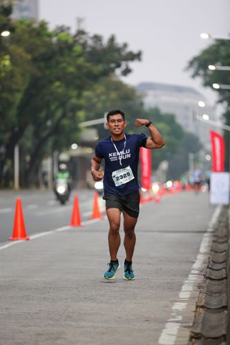 Race photo from KEMLU RUN 2025