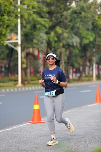 Race photo from KEMLU RUN 2025