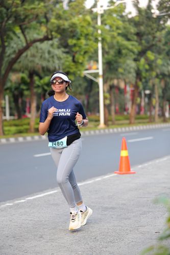 Race photo from KEMLU RUN 2025