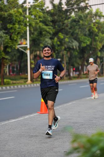 Race photo from KEMLU RUN 2025