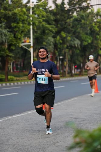 Race photo from KEMLU RUN 2025