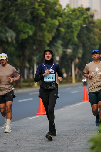 Race photo from KEMLU RUN 2025