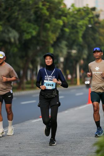 Race photo from KEMLU RUN 2025