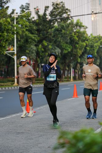Race photo from KEMLU RUN 2025
