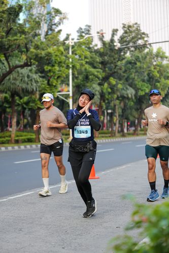 Race photo from KEMLU RUN 2025